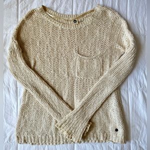 PacSun Cream Knit Sweater